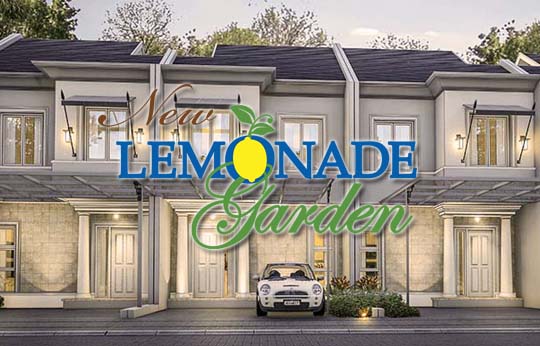 rumah cluster new lemonade garden di kawasan pemukiman moderen grandwisata